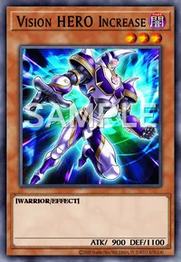 Vision HERO Increase, Yu-Gi-Oh! card, DARK