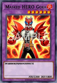 Masked HERO Goka, Yu-Gi-Oh! card, FIRE