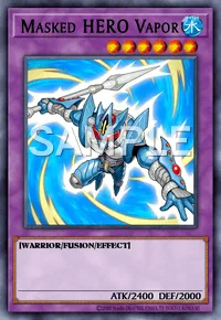 Masked HERO Vapor, Yu-Gi-Oh! card, WATER