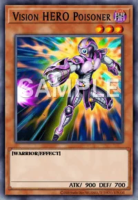 Vision HERO Poisoner, Yu-Gi-Oh! card, DARK