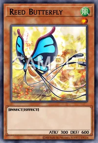 Reed Butterfly, Yu-Gi-Oh! card, WIND