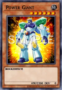 Power Giant, Yu-Gi-Oh! card, EARTH