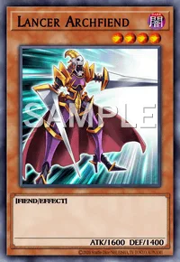 Lancer Archfiend, Yu-Gi-Oh! card, DARK