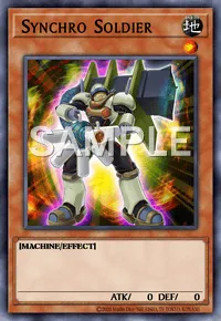 Synchro Soldier, Yu-Gi-Oh! card, EARTH