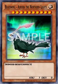 Blackwing - Aurora the Northern Lights, Yu-Gi-Oh! card, LIGHT