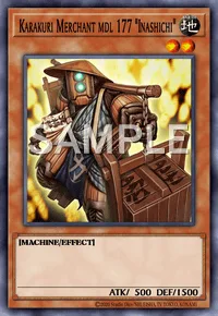 Karakuri Merchant mdl 177 "Inashichi", Yu-Gi-Oh! card, EARTH