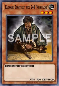 Karakuri Strategist mdl 248 "Nishipachi", Yu-Gi-Oh! card, EARTH