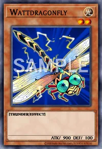 Wattdragonfly, Yu-Gi-Oh! card, LIGHT