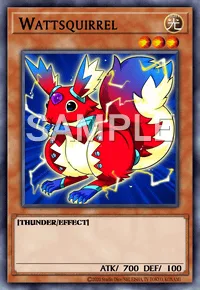 Wattsquirrel, Yu-Gi-Oh! card, LIGHT