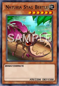 Naturia Stag Beetle, Yu-Gi-Oh! card, EARTH