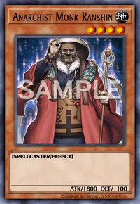 Anarchist Monk Ranshin, Yu-Gi-Oh! card, EARTH