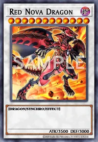 Red Nova Dragon, Yu-Gi-Oh! card, DARK