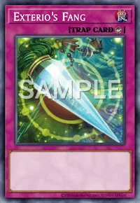 Exterio's Fang, Yu-Gi-Oh! card, TRAP