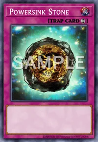 Powersink Stone, Yu-Gi-Oh! card, TRAP