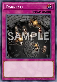 Darkfall (Updated from: Dark Trap Hole), Yu-Gi-Oh! card, TRAP
