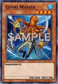 Gishki Marker, Yu-Gi-Oh! card, WATER
