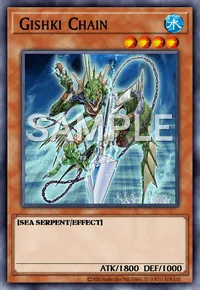 Gishki Chain, Yu-Gi-Oh! card, WATER