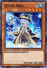 Gishki Ariel, Yu-Gi-Oh! card, WATER
