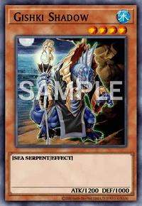 Gishki Shadow, Yu-Gi-Oh! card, WATER