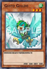 Gusto Gulldo, Yu-Gi-Oh! card, WIND