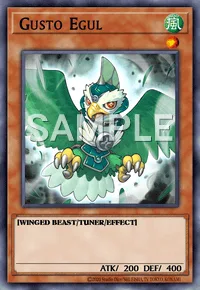 Gusto Egul, Yu-Gi-Oh! card, WIND