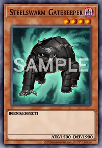 Steelswarm Gatekeeper, Yu-Gi-Oh! card, DARK