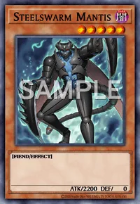 Steelswarm Mantis, Yu-Gi-Oh! card, DARK