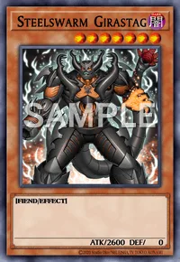 Steelswarm Girastag, Yu-Gi-Oh! card, DARK