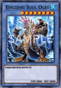 Evigishki Soul Ogre, Yu-Gi-Oh! card, WATER