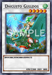 Daigusto Gulldos, Yu-Gi-Oh! card, WIND