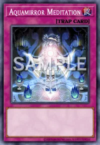 Aquamirror Meditation, Yu-Gi-Oh! card, TRAP