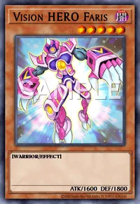Vision HERO Faris, Yu-Gi-Oh! card, DARK
