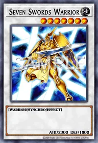 Seven Swords Warrior, Yu-Gi-Oh! card, EARTH