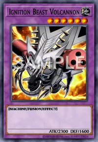 Ignition Beast Volcannon, Yu-Gi-Oh! card, EARTH