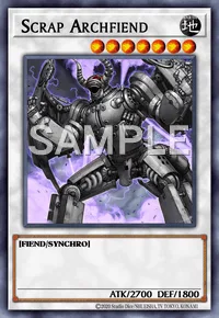 Scrap Archfiend, Yu-Gi-Oh! card, EARTH