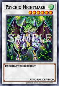 Psychic Nightmare, Yu-Gi-Oh! card, WIND