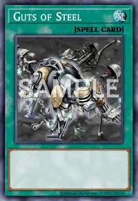 Guts of Steel, Yu-Gi-Oh! card, SPELL