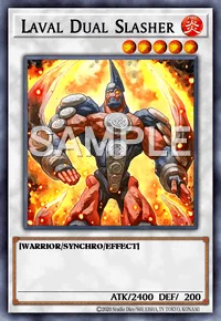 Laval Dual Slasher, Yu-Gi-Oh! card, FIRE