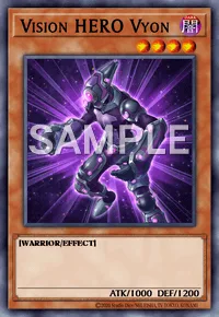 Vision HERO Vyon, Yu-Gi-Oh! card, DARK