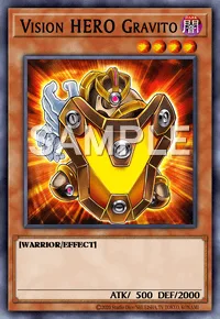 Vision HERO Gravito, Yu-Gi-Oh! card, DARK