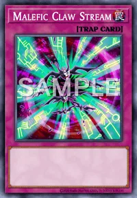 Malefic Claw Stream, Yu-Gi-Oh! card, TRAP