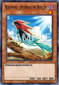 Blackwing - Jetstream the Blue Sky, Yu-Gi-Oh! card, DARK