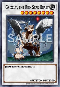Grizzly, the Red Star Beast, Yu-Gi-Oh! card, EARTH