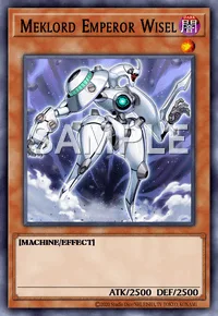 Meklord Emperor Wisel, Yu-Gi-Oh! card, DARK