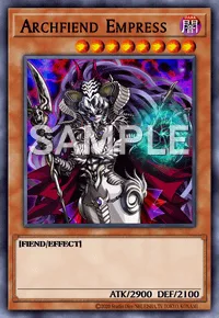 Archfiend Empress, Yu-Gi-Oh! card, DARK