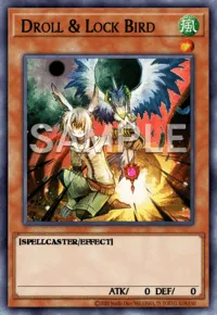 Droll & Lock Bird, Yu-Gi-Oh! card, WIND