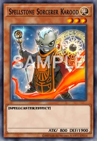 Spellstone Sorcerer Karood, Yu-Gi-Oh! card, LIGHT
