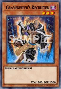 Gravekeeper's Recruiter, Yu-Gi-Oh! card, DARK