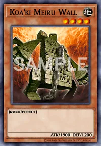 Koa'ki Meiru Wall, Yu-Gi-Oh! card, EARTH