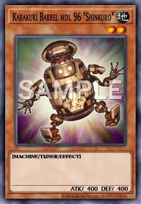 Karakuri Barrel mdl 96 "Shinkuro", Yu-Gi-Oh! card, EARTH